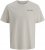 Jack & Jones Yuki Back Print Crew Neck T-Shirt Moonbeam - Trička - Trička nadměrné velikosti - 2XL-14XL