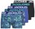  Jack & Jones Tropical Flowers Trunks 5-Pack Blue - Spodní prádlo - Spodní Prádlo Nadměrné Velikosti 2XL-8XL