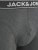 Jack & Jones Black Friday Trunks 3-Pack Grey Black - Spodní prádlo - Spodní Prádlo Nadměrné Velikosti 2XL-8XL
