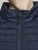Jack & Jones MULTI BODYWARMER With COLLAR Navy Blazer - Bundy - Bundy Nadměrné Velikosti - 2XL-8XL