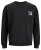 Jack & Jones JCOFILO Crew Neck Sweater with Back Print Black - Mikiny & Mikiny s kapucí - Mikiny & Mikiny s kapucí 2XL-12XL