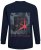 Jack & Jones JCOFILO Crew Neck Sweater with Back Print Navy Blazer - Mikiny & Mikiny s kapucí - Mikiny & Mikiny s kapucí 2XL-12XL
