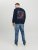 Jack & Jones JCOFILO Crew Neck Sweater with Back Print Navy Blazer - Mikiny & Mikiny s kapucí - Mikiny & Mikiny s kapucí 2XL-12XL