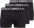 Jack & Jones SENSE Trunks 3-Pack Black - Spodní prádlo - Spodní Prádlo Nadměrné Velikosti 2XL-8XL