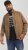 Jack & Jones ROCKY Faux Suede Bomber Jacket Brown - Bundy - Bundy Nadměrné Velikosti - 2XL-8XL