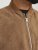 Jack & Jones ROCKY Faux Suede Bomber Jacket Brown - Bundy - Bundy Nadměrné Velikosti - 2XL-8XL