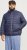 Jack & Jones SPRINT True Red Stitches Quilted Collar Jacket Navy Blazer - Bundy - Bundy Nadměrné Velikosti - 2XL-8XL