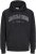 Jack & Jones CALEB Hoodie Black - Mikiny & mikiny s kapucí - Mikiny & Mikiny s kapucí 2XL-12XL