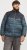 Jack & Jones SPRINT Black Blocking Quilted Collar Jacket Teal - Bundy - Bundy Nadměrné Velikosti - 2XL-8XL
