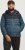 Jack & Jones SPRINT Black Blocking Quilted Hooded Jacket Turquoise Blue - Bundy - Bundy Nadměrné Velikosti - 2XL-8XL
