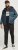 Jack & Jones SPRINT Black Blocking Quilted Hooded Jacket Turquoise Blue - Bundy - Bundy Nadměrné Velikosti - 2XL-8XL