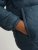 Jack & Jones SPRINT Black Blocking Quilted Hooded Jacket Turquoise Blue - Bundy - Bundy Nadměrné Velikosti - 2XL-8XL