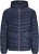 Jack & Jones SPRINT Red Stitches Quilted Hooded Jacket Navy Blazer - Bundy - Bundy Nadměrné Velikosti - 2XL-8XL