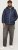 Jack & Jones SPRINT Red Stitches Quilted Hooded Jacket Navy Blazer - Bundy - Bundy Nadměrné Velikosti - 2XL-8XL