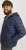 Jack & Jones SPRINT Red Stitches Quilted Hooded Jacket Navy Blazer - Bundy - Bundy Nadměrné Velikosti - 2XL-8XL