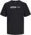 Jack & Jones CORP Logo Play 5 T-Shirt Black - Trička - Trička nadměrné velikosti - 2XL-14XL