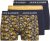 Jack & Jones SKULLROCK Trunks 3-Pack Navy Blazer - Spodní prádlo - Spodní Prádlo Nadměrné Velikosti 2XL-8XL