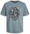 Jack & Jones JJSKULL ROCK T-Shirt Goblin Blue - Trička - Trička nadměrné velikosti - 2XL-14XL