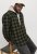 Jack & Jones ZAC Brushed Long Sleeve Overshirt Green - Košile - Košile 2XL-10XL