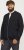 Jack & Jones PANNEL Turtleneck Knitted Sweater with Zipper Black - Mikiny & mikiny s kapucí - Mikiny & Mikiny s kapucí 2XL-12XL