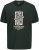 Jack & Jones XMAS Christmas Skull T-Shirt Dark Slate Grey - Trička - Trička nadměrné velikosti - 2XL-14XL