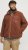 Jack & Jones ESTERBRO High Collar Teddy Jacket Brandy Brown - Bundy - Bundy Nadměrné Velikosti - 2XL-8XL