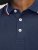 Jack & Jones PAULOS Short Sleeve Polo Navy Blazer - Polokošile - Polokošile 2XL-8XL - Trička s límečkem 2XL-8XL