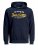 Jack & Jones Elogo Sweat Hood Navy Blazer - Mikiny & mikiny s kapucí - Mikiny & Mikiny s kapucí 2XL-12XL