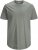 Jack & Jones NOA Crew Neck T-Shirt Grey - Trička - Trička nadměrné velikosti - 2XL-14XL