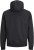 Jack & Jones RUSH SOLID Bomber Jacket with Hood Black - Bundy - Bundy Nadměrné Velikosti - 2XL-8XL