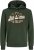 Jack & Jones 2 COL LOGO Hoodie Kombu Green - Mikiny & mikiny s kapucí - Mikiny & Mikiny s kapucí 2XL-12XL