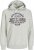 Jack & Jones 2 COL LOGO Hoodie White Melange - Mikiny & mikiny s kapucí - Mikiny & Mikiny s kapucí 2XL-12XL