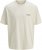 Jack & Jones Lington Crew Neck T-Shirt White - Trička - Trička nadměrné velikosti - 2XL-14XL