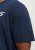 Jack & Jones Corp Logo Crew Neck T-Shirt Navy Blazer - Trička - Trička nadměrné velikosti - 2XL-14XL