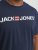 Jack & Jones Corp Logo Crew Neck T-Shirt Navy Blazer - Trička - Trička nadměrné velikosti - 2XL-14XL