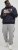 Jack & Jones CORP LOGO Large Print Hoodie Navy Blazer - Mikiny & mikiny s kapucí - Mikiny & Mikiny s kapucí 2XL-12XL
