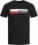 Jack & Jones CORP Logo T-Shirt Black/PLAY 4 - Trička - Trička nadměrné velikosti - 2XL-14XL
