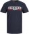 Jack & Jones CORP Logo T-Shirt Navy/PLAY 4 - Trička - Trička nadměrné velikosti - 2XL-14XL
