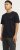 Jack & Jones CORP Logo T-Shirt Black w Small Black Print - Trička - Trička nadměrné velikosti - 2XL-14XL