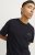 Jack & Jones CORP Logo T-Shirt Black w Small Black Print - Trička - Trička nadměrné velikosti - 2XL-14XL