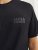 Jack & Jones CORP Logo T-Shirt Black w Small Black Print - Trička - Trička nadměrné velikosti - 2XL-14XL