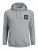 Jack & Jones JJLOCK SWEAT HOOD Grey - Mikiny & mikiny s kapucí - Mikiny & Mikiny s kapucí 2XL-12XL
