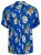 Jack & Jones JORLUKE FLORES Resort Shirt Nautical Blue - Košile - Košile 2XL-10XL