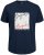 Jack & Jones JORJOSHUA T-shirt Navy - Trička - Trička nadměrné velikosti - 2XL-14XL