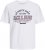 Jack & Jones JJELOGO O-Neck T-Shirt White - Trička - Trička nadměrné velikosti - 2XL-14XL