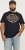 Jack & Jones LOGO O-Neck T-Shirt Black - Trička - Trička nadměrné velikosti - 2XL-14XL