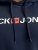 Jack & Jones CORP OLD LOGO REG FIT Hoodie Navy Blazer - Mikiny & mikiny s kapucí - Mikiny & Mikiny s kapucí 2XL-12XL