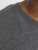 Jack & Jones ORGANIC T-Shirt Dark Grey Melange - Trička - Trička nadměrné velikosti - 2XL-14XL