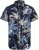 Jack & Jones Hawaii AOP Shirt Blue - Košile - Košile 2XL-10XL