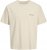 Jack & Jones Boston Photo Crew Neck T-Shirt Antique White - Trička - Trička nadměrné velikosti - 2XL-14XL